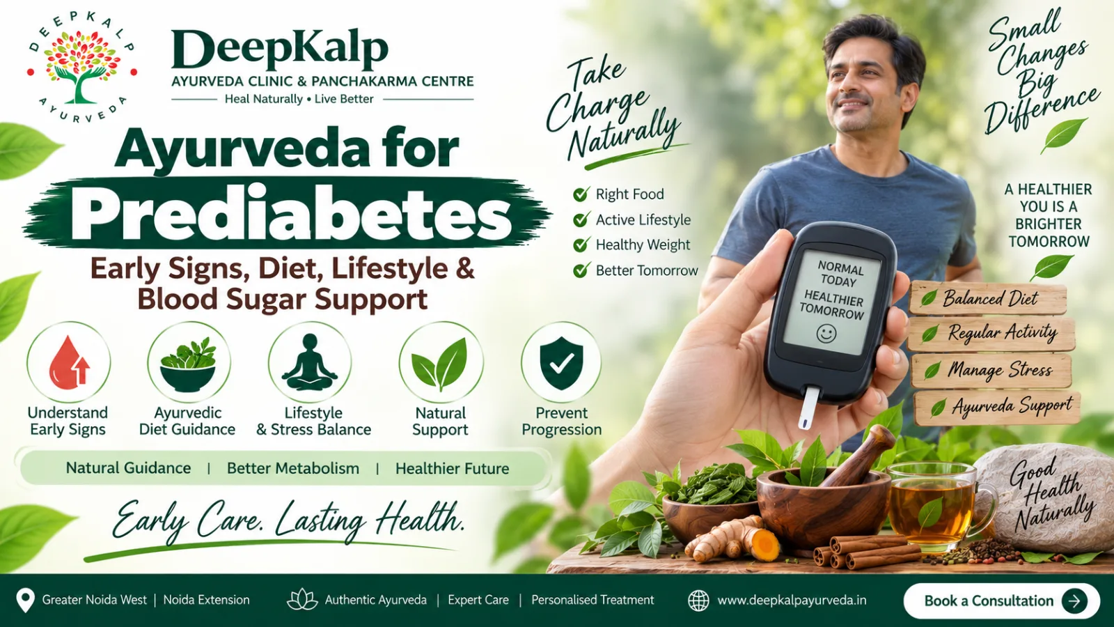 Ayurveda for Prediabetes: Early Signs, Diet, Lifestyle & Blood Sugar Support