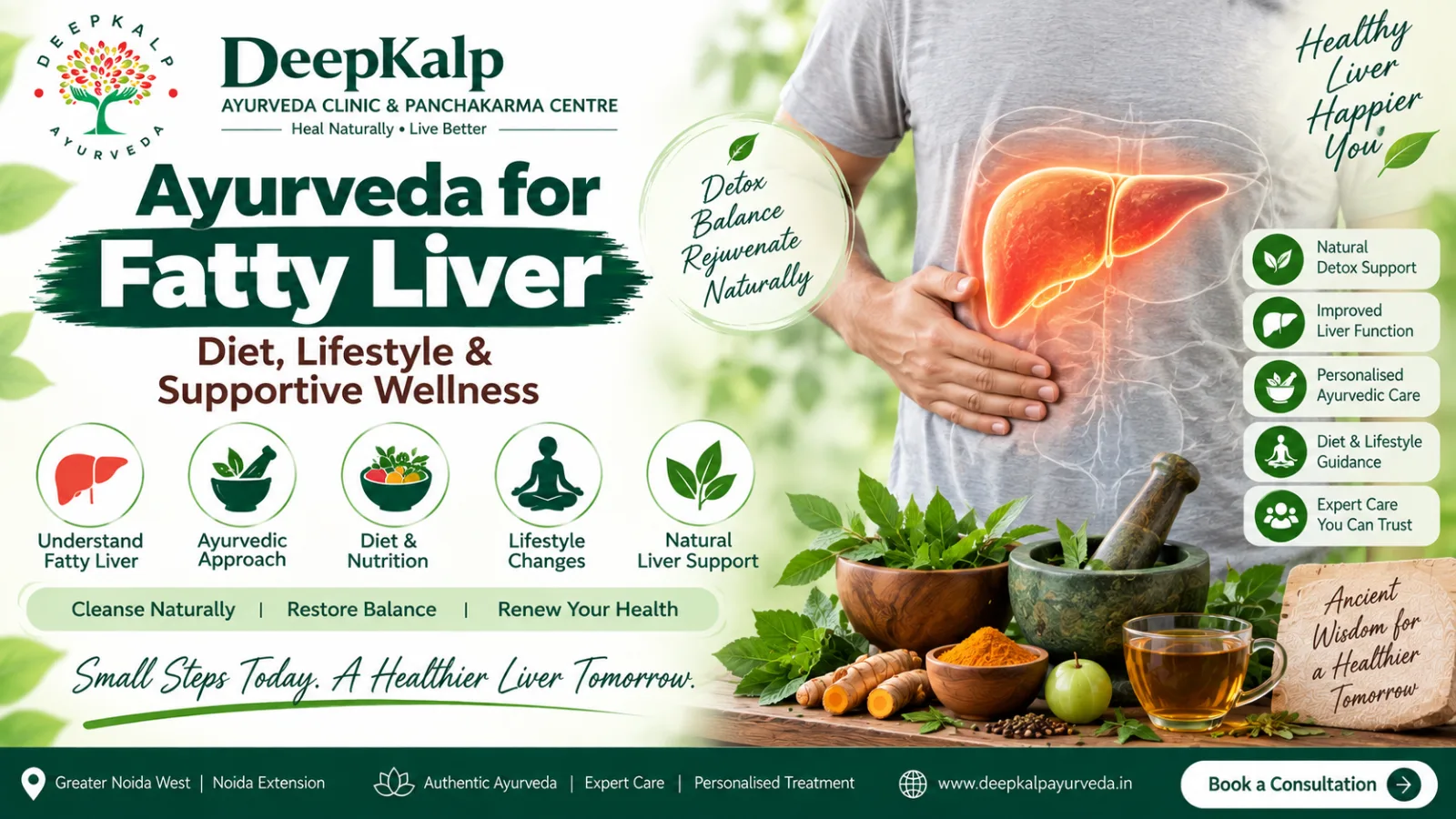 Ayurveda for Fatty Liver: Diet, Lifestyle & Supportive Wellness