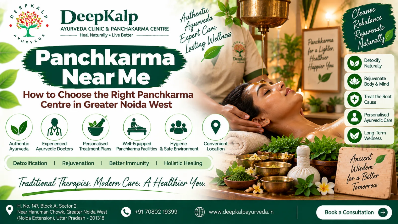 Panchkarma Near Me: How to Choose the Right Panchkarma Centre in Greater Noida West